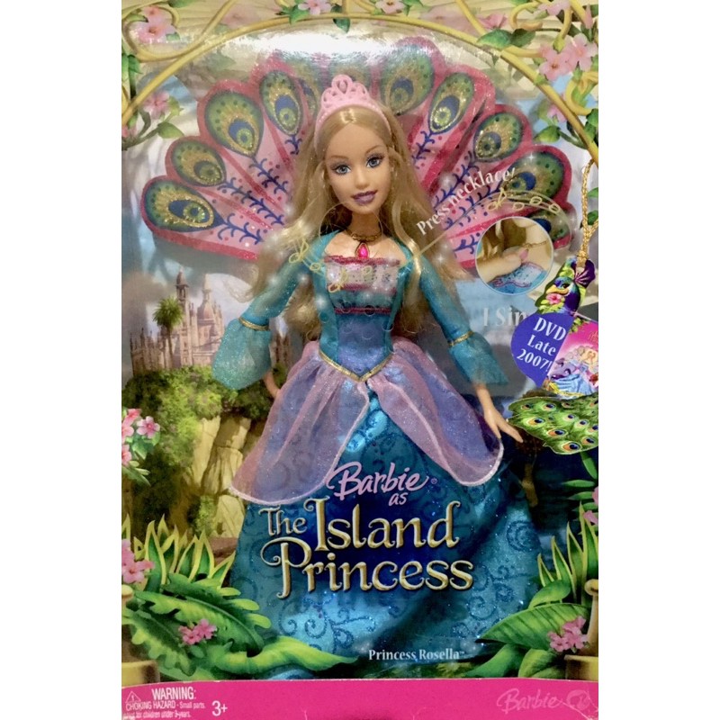 Mattel Barbie As The Island Princess Doll: Blonde With Lavender Dress ...