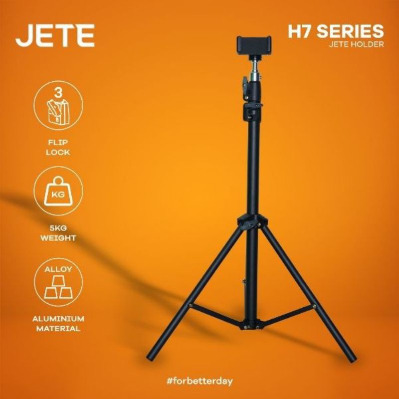 Tripod Jete H7 Tripod Universal Holder Tripod HP Murah Tripod Handphone Tinggi Original Garansi