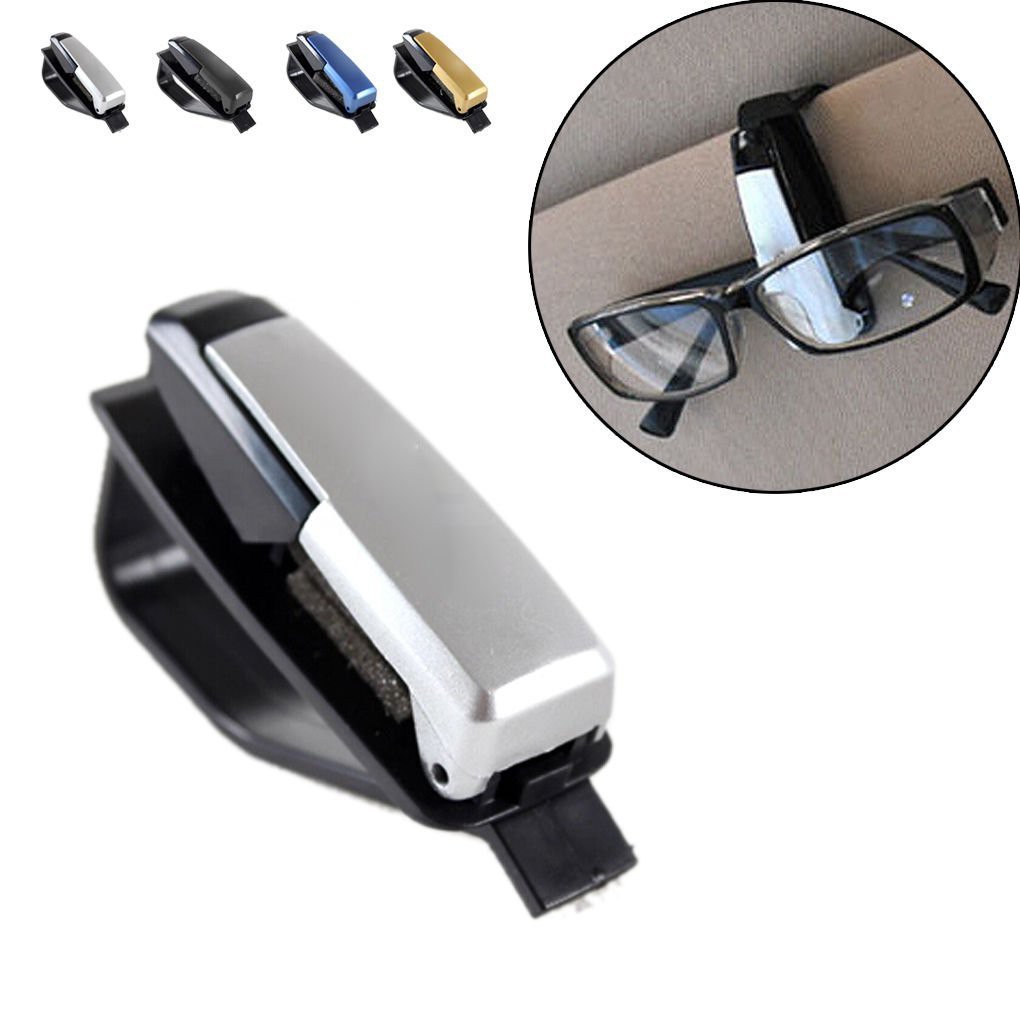 [HOT DEALS] Premium Sun Visor Sunglasses Eye Glasses Card Pen Holder Clip Car Vehicle Accessory HOT