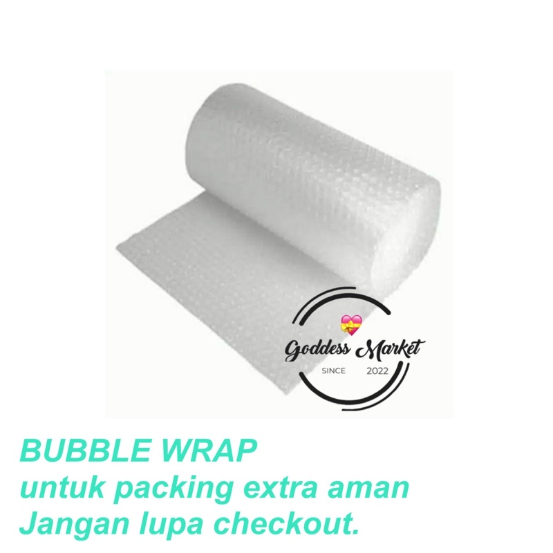 

Packing tambahan bubble wrap