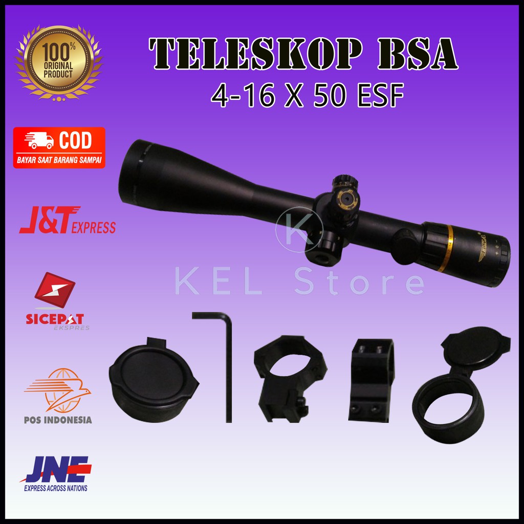 TELESKOP BSA 4-16x50 ESF