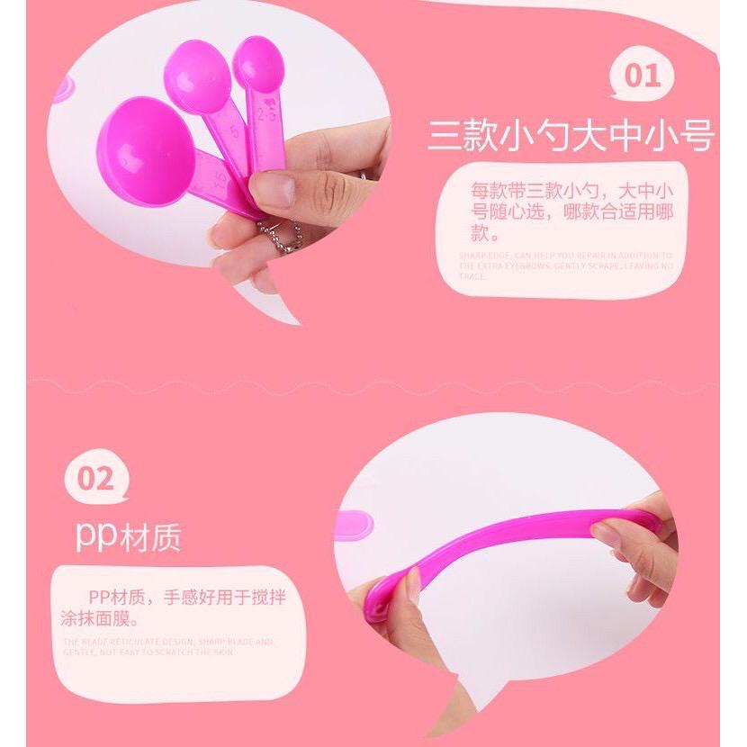 Mangkuk Masker Wajah Set 4 in1 DIY Facial - LPM Shop