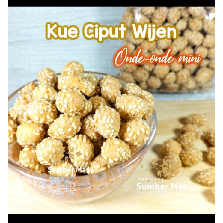 

kue ciput wijen onde onde mini