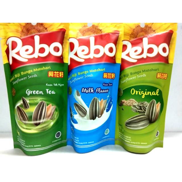 

Kwaci Rebo 70g Kuaci Biji Bunga Matahari Sunflower Seeds