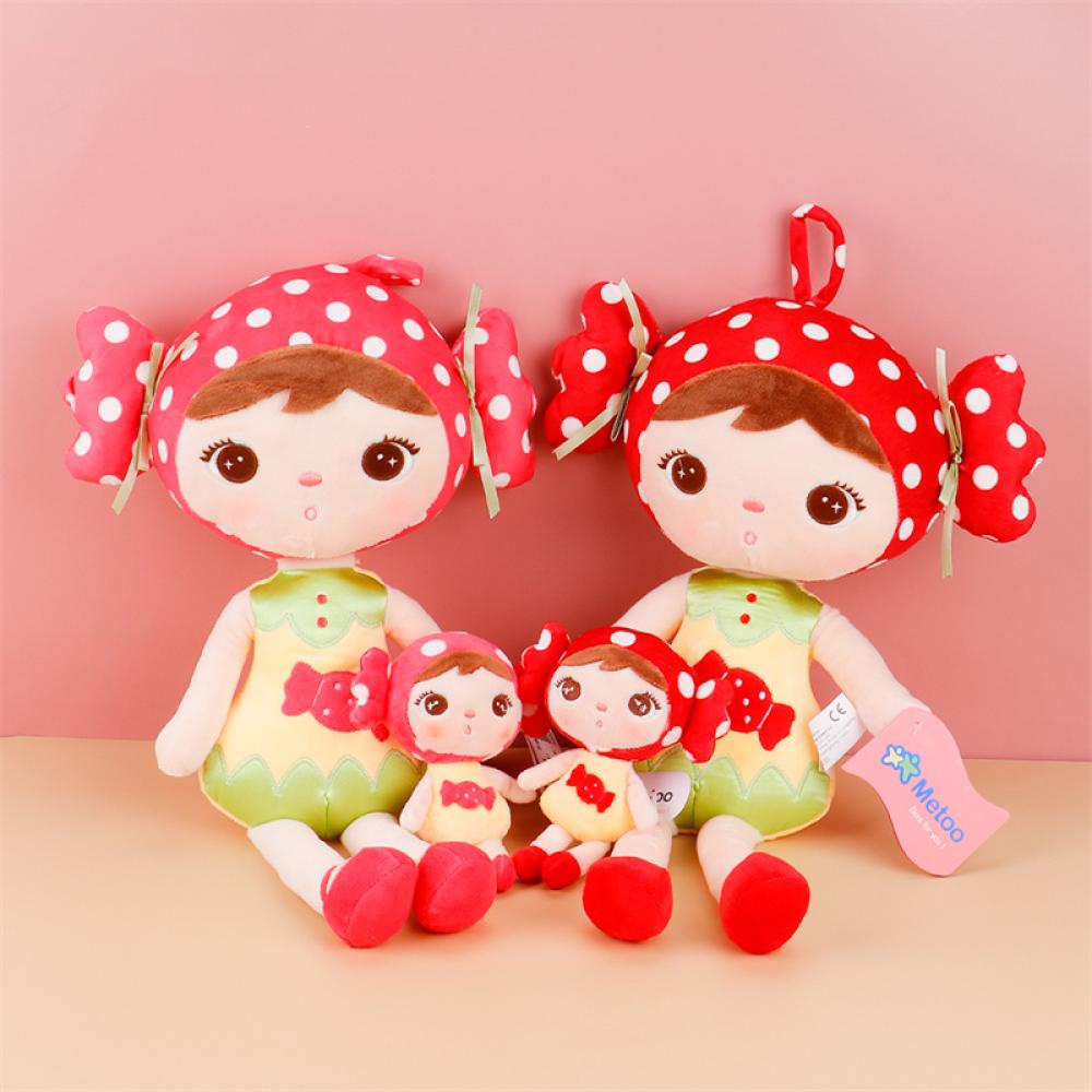 Timekey 2Pcs Metoo Mainan Boneka Stuffed Plush Kelinci Jibao Untuk Anak Perempuan S7T6