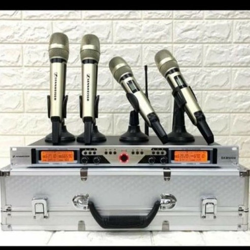 mic wireles sennheiser skm9004 4mic heandle/pegang pegang