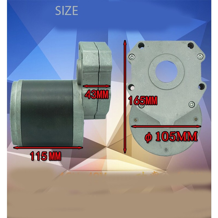 Dinamo Motor rotary tiller and fertilizer Square hole ( 8019)