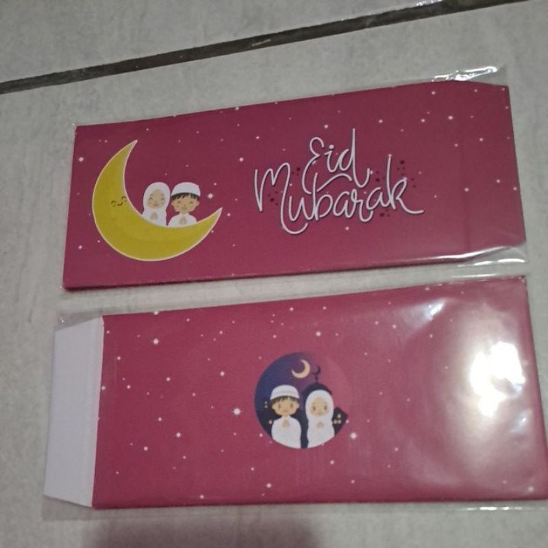 

amplop lebaran magenta 1 pak isi 10pcs double tape request