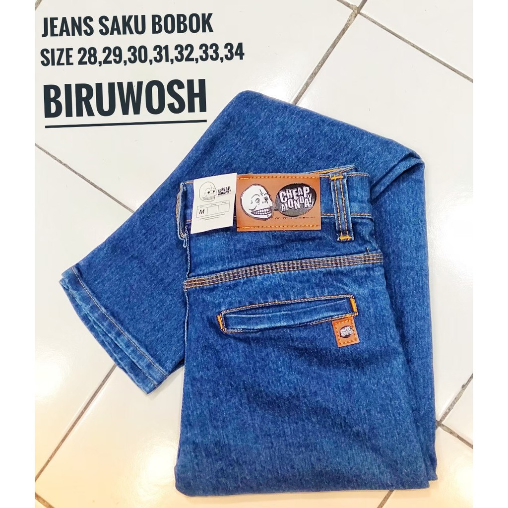 CELANA JEANS SLIMFIT SAKU BOBOK