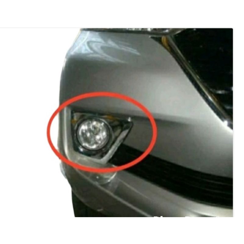 COVER / RING FOGLAMP MOBIL GRAND AVANZA / XENIA 2016 - 2018 CHROME.