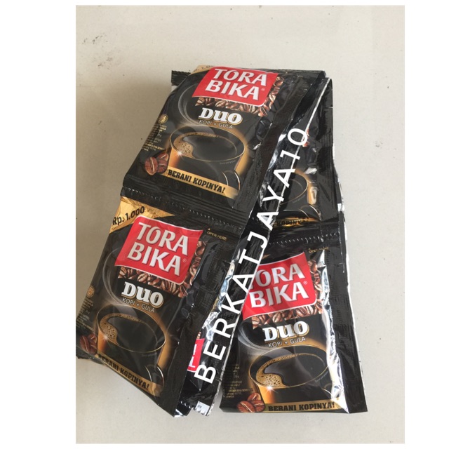 Kopi Tora Bika Duo Kopi dan Gula 10x25gr Torabika