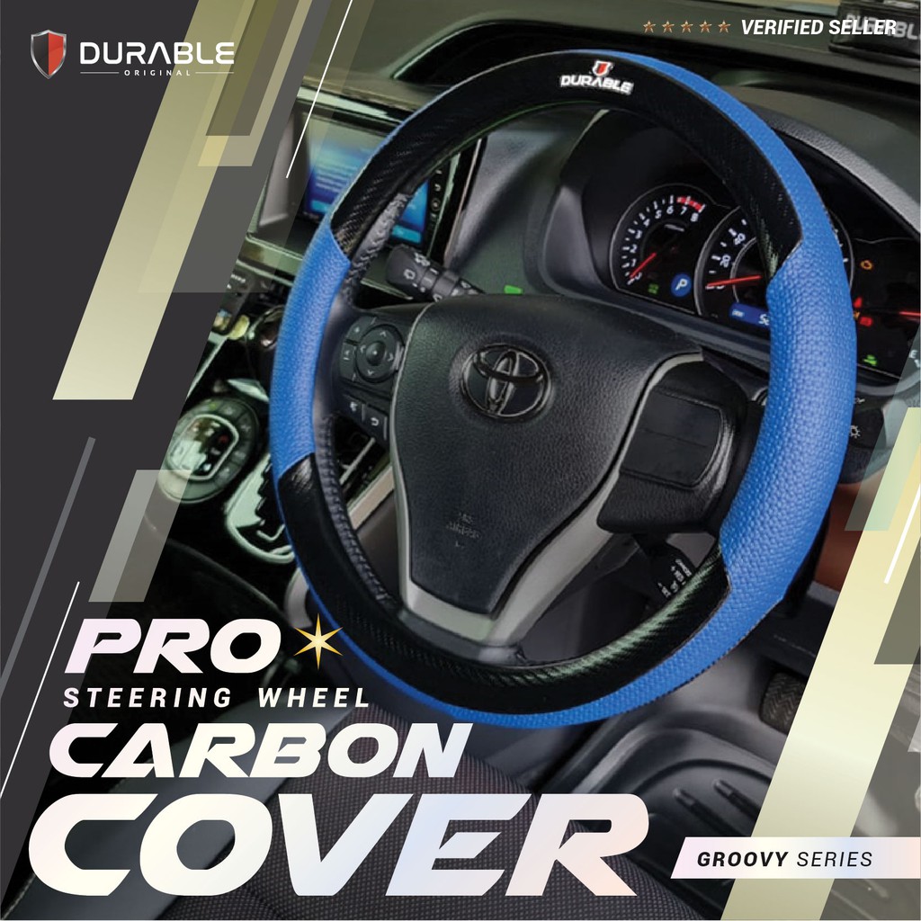 Kijang Kapsul Grand Super LSX LGX Short Probox Sarung Setir Cover Stir Carbon Durable Groovy