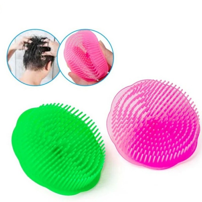 SISIR KERAMAS BULAT / SIKAT KERAMAS ANTI KETOMBE PERWATAN RAMBUT-3