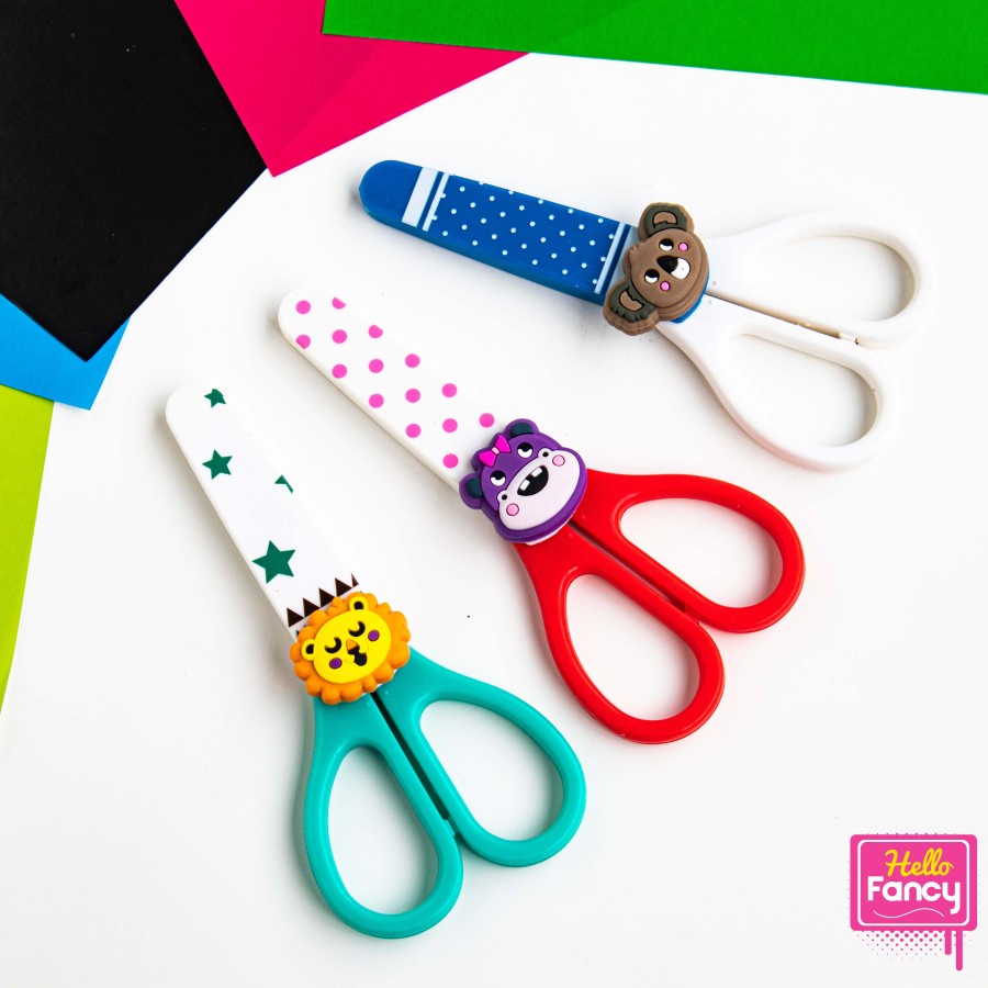 

Gunting Anak / Child Scissors Fancy OL-2108 | OL20-8077 | OL-2111 | TY-6018 - 12.5 x 1.7 cm
