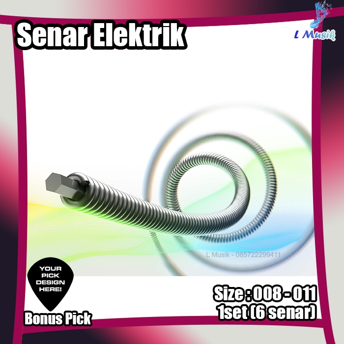 SENAR GITAR ELEKTRIK 08 D ADDARIO ELECTRIC GUITAR STRINGS