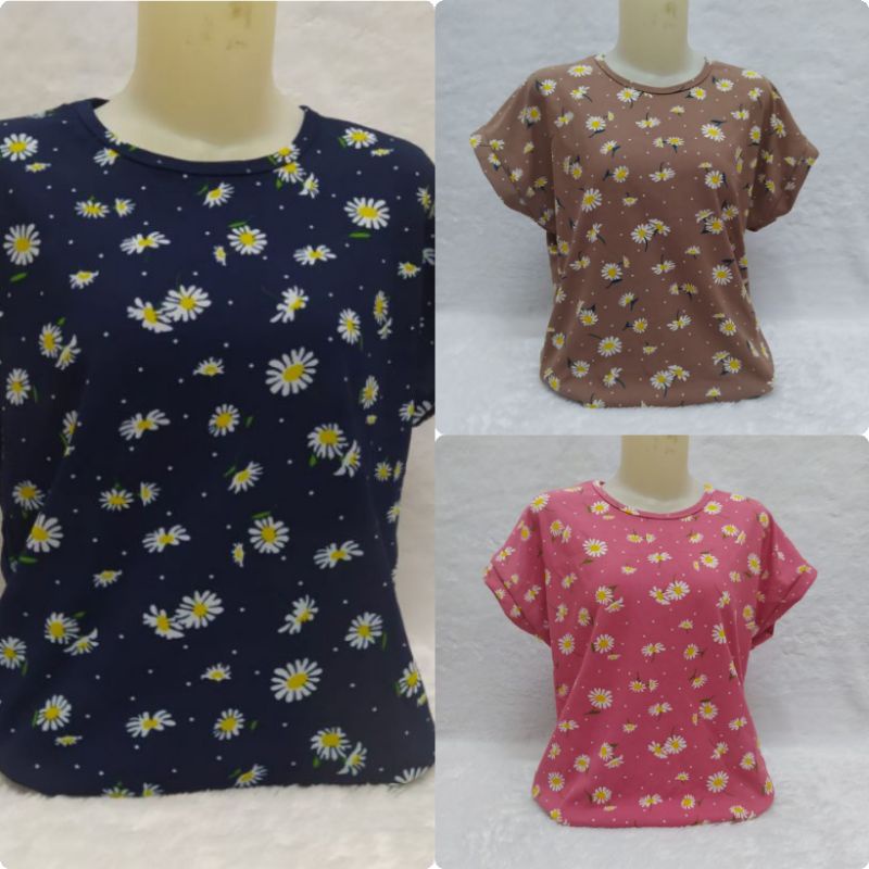 ATASAN BAJU WANITA SABRINA BUNGA MATAHARI