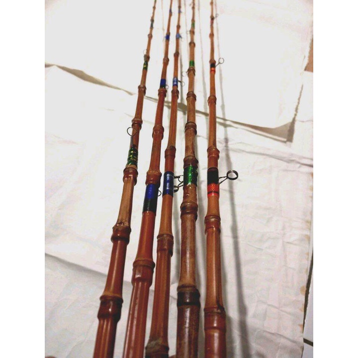 joran bambu cendani jejeur kirisik kuat coklat tua 160cm