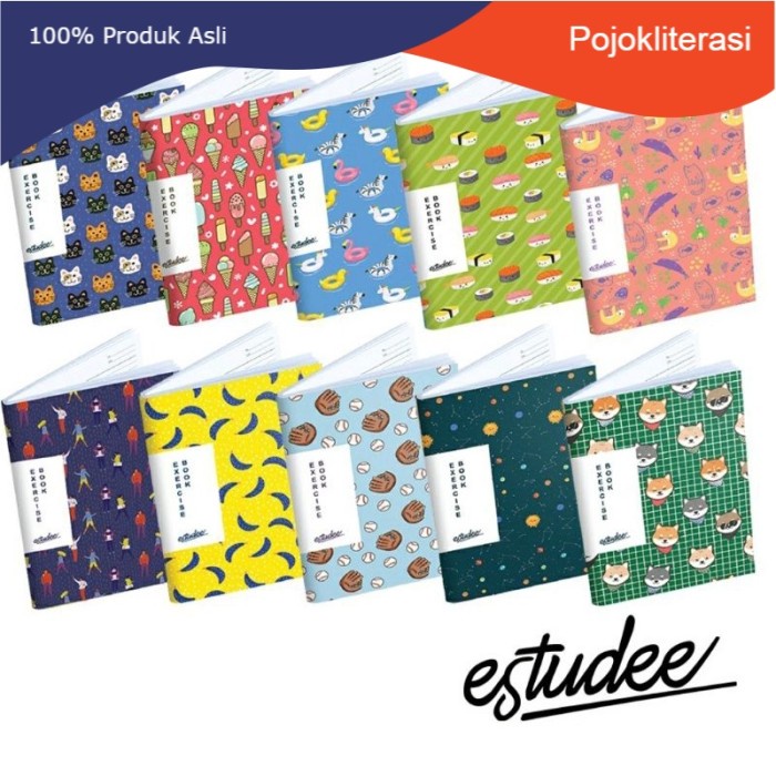 

Unik Buku Tulis Estudee F B5 Fancy Pattern Isi 10 (Gbts) Trendi