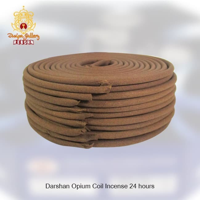 Dupa/ Hio Lingkar Wangi Harum &quot;Darshan&quot; Opium Coil Incense 24 hours