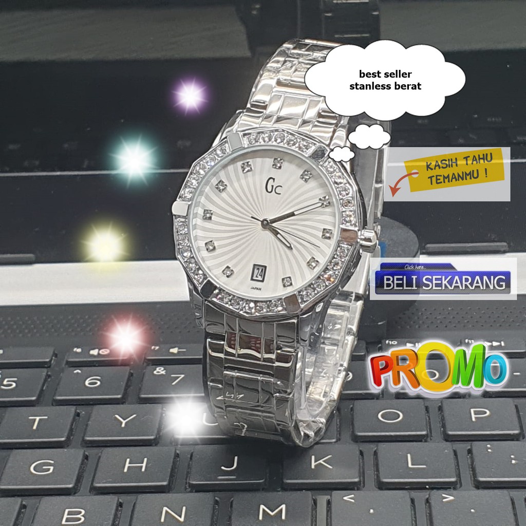 JAM TANGAN WANITA / JAM TANGAN CEWEK GC COD NEW