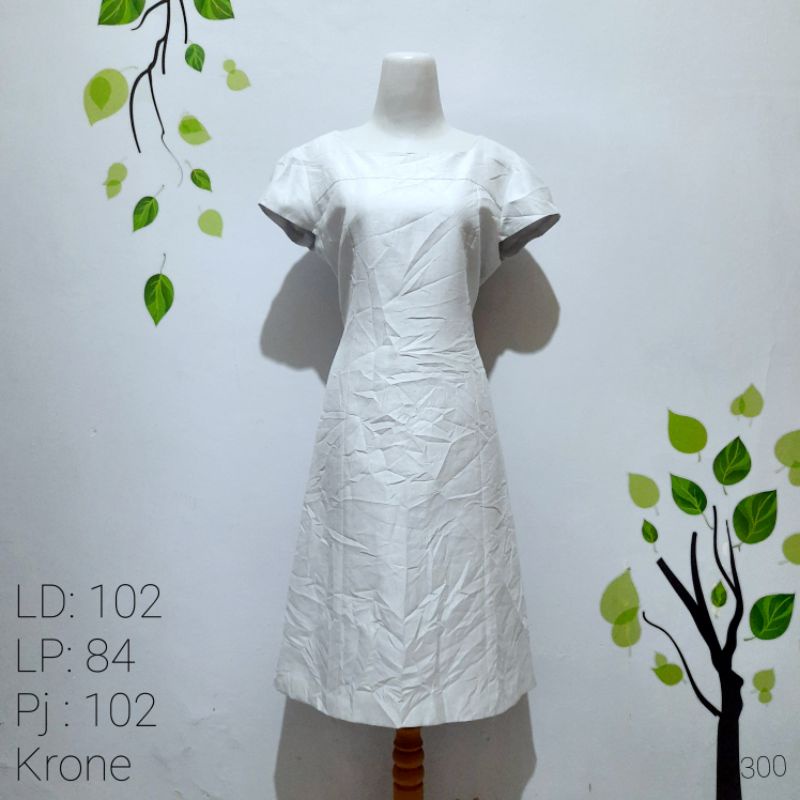 Preloved formal dress vintage pesta lengan pendek