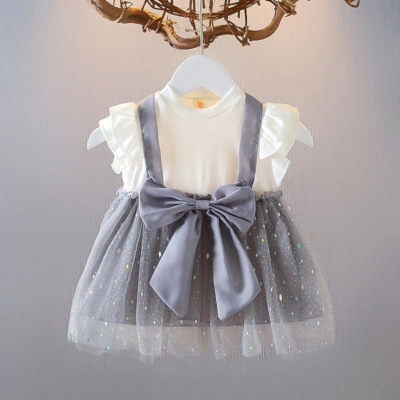 Bayi - 2 TAHUN | Yu-Ri Dress Baby Korea Style - Dress Tutu Fashion Bayi Gaya Elegant Korean Anak Perempuan Dres Pesta