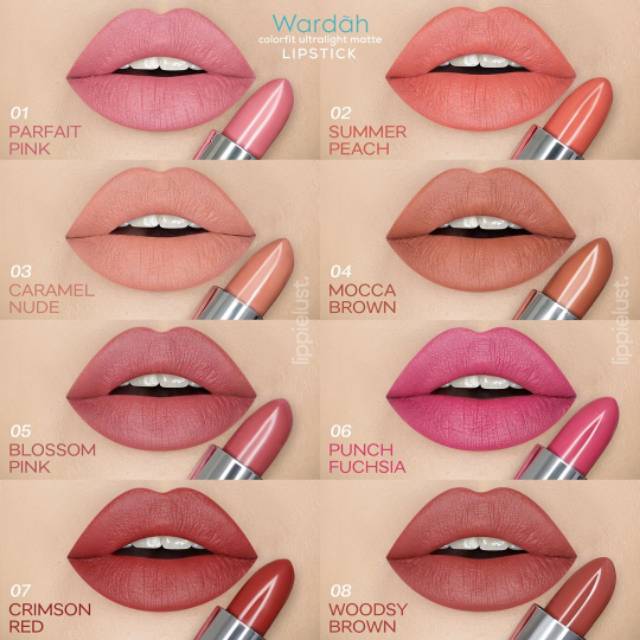 ❤️ MEMEY ❤️ WARDAH Colorfit Ultralight Matte Lipstick ( Korea Edition Ready )