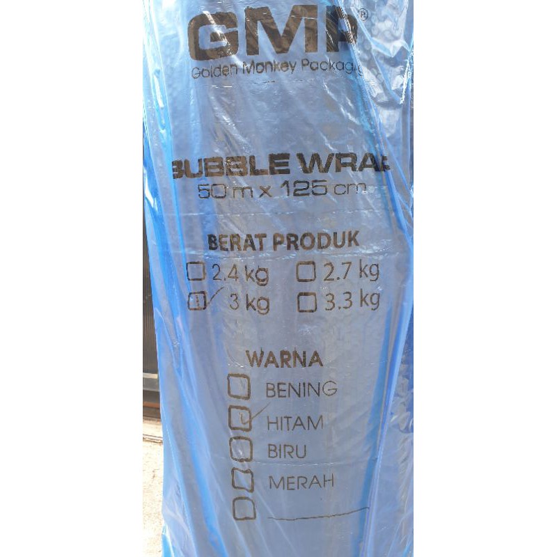

HJK Bubble Wrap Black / Hitam 50m x 125cm GMP 3Kg