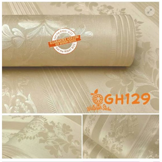 (COD TERMURAH)WALLPAPER DINDING TERBAIK / Sticker Wallpaper Wallsticker Motif ukuran 45 cm x 5 meter