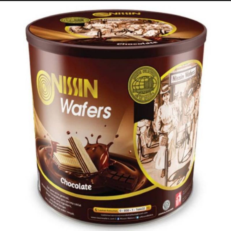 

Nissin wafer chocolate kaleng original 600 gram nisin wafer kaleng coklat 600gram original