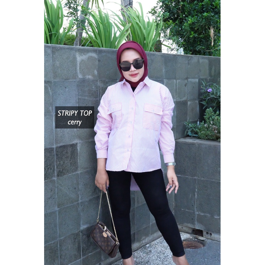 STRIPY TOP KEMEJA