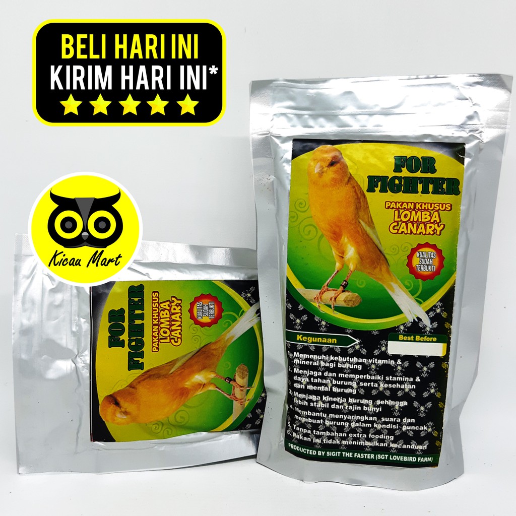 PAKAN MAKANAN LOMBA KONTES BURUNG KENARI BIJI MILLET MILET FOR FIGHTER CANARY  PENGGACOR GACOR PNCFCK