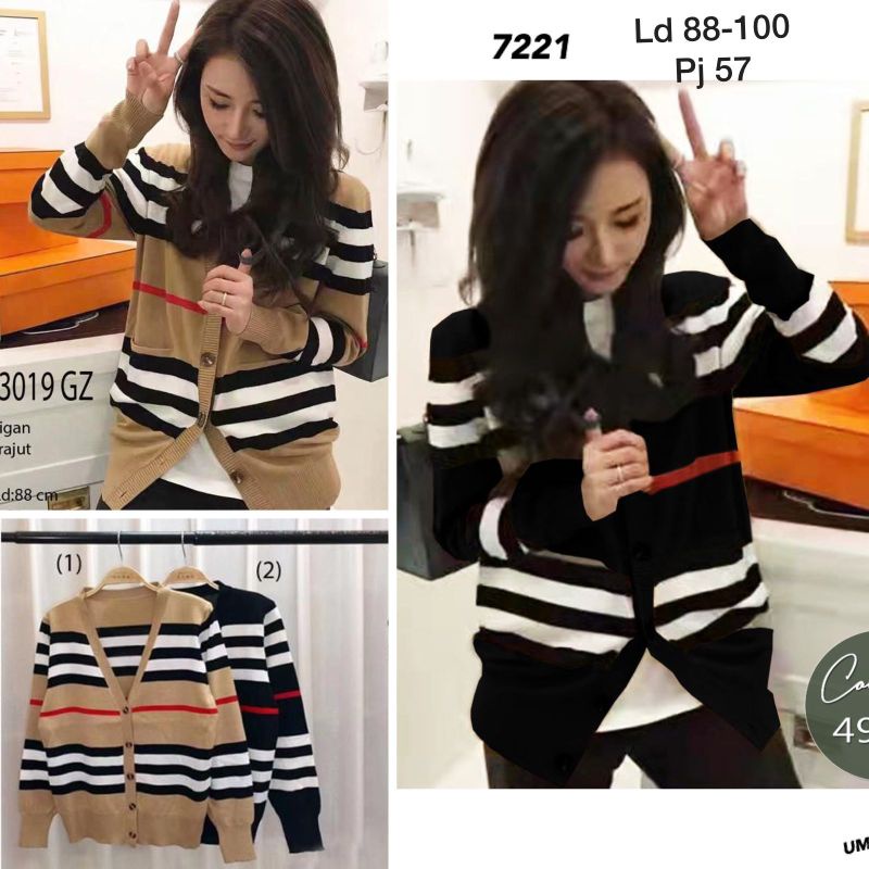 cardigan rajut import 7221