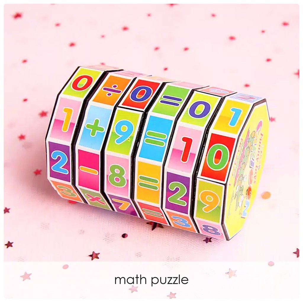 Mainan Edukasi Anak Rubik Kubus digital/Puzzle Belajar Matematika Dan Berhitung/ C54