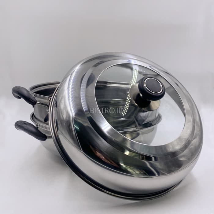 SHEFU STEAM WOK 32cm MULTIPURPOSE / STEAMER / KUKUS SERBAGUNA