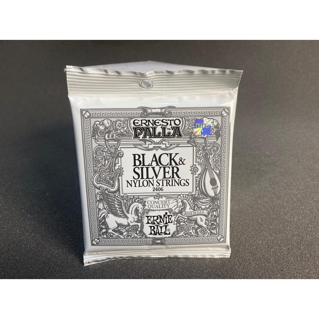 Senar Gitar Klasik ErnieBall Ernesto Palla Black Nylon 2406