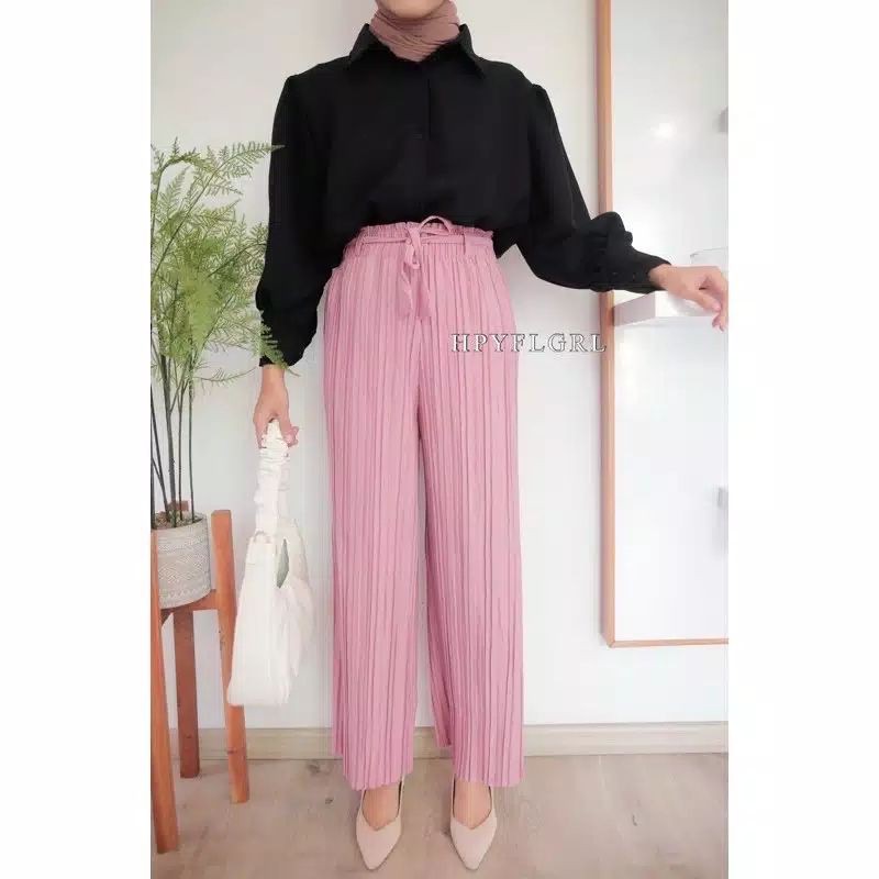 CELANA KULOT PLISKET SYAR I PREMIUM MURAH