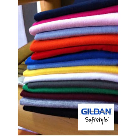 Kaos Polos Gildan Softstyle 63000 import original