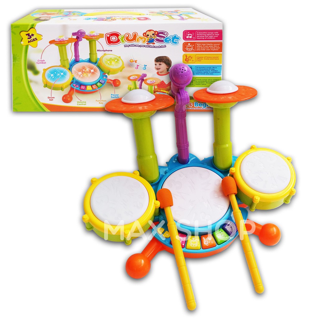 Drum Set / Mainan Edukatif Anak / Music Instrument / Alat Musik