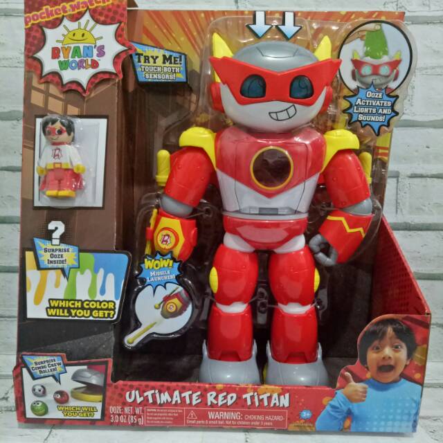 ryan's world red titan robot