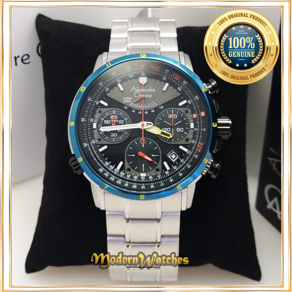 Jam Tangan Ori Alexandre Christie Pria AC 6394 / Jam Alexander Christi AC6394 Model Terbaru Terlaris