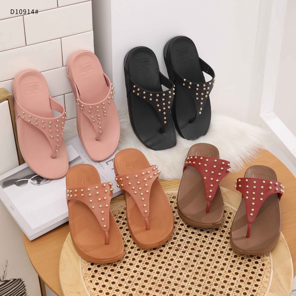 FTTILOP Slippers For Women With Rubber Sandal D10914