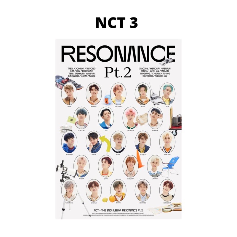 Sticker Set Pack NCT 127 NCT 2020 NCT dream Sticker Kpop Murah Aesthetic