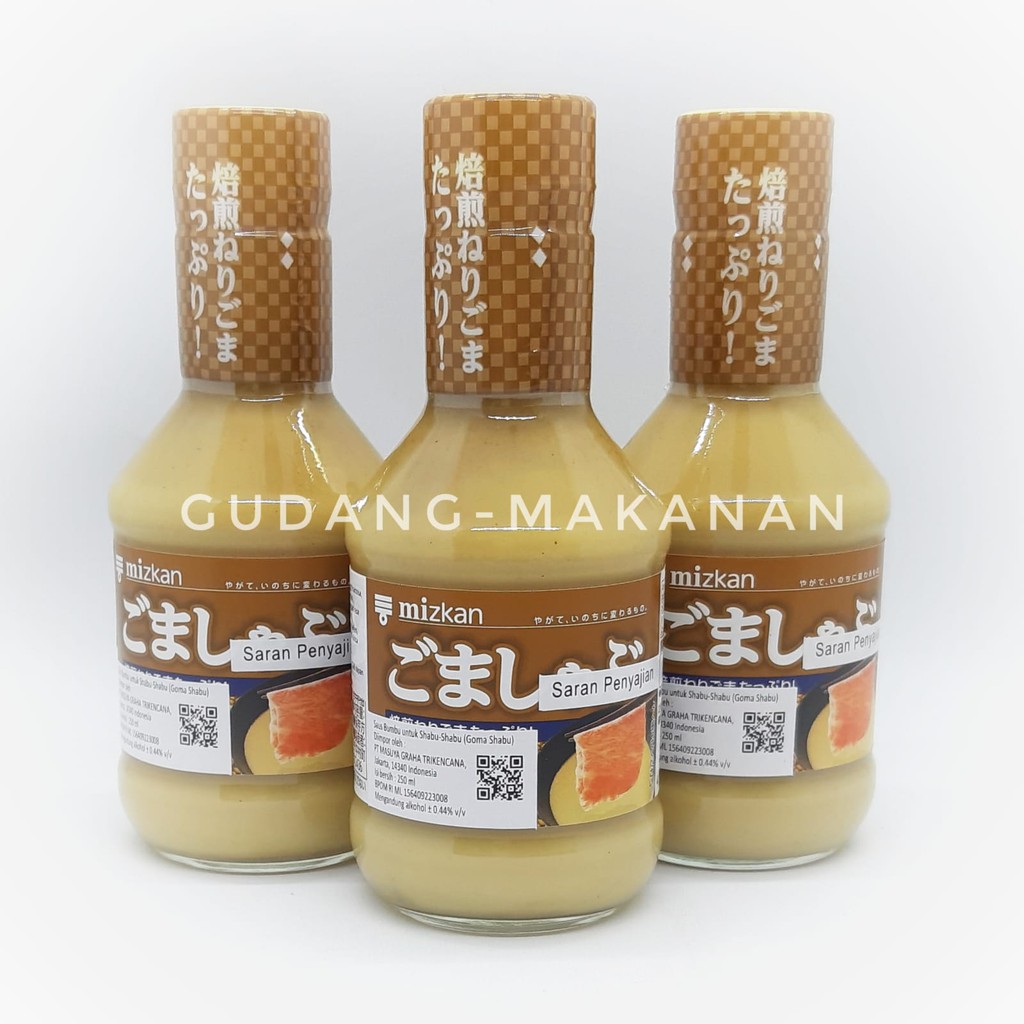 Mizkan Goma Saus Shabu / Sesame Dipping Sauce / Saus Bumbu Wijen 250ml