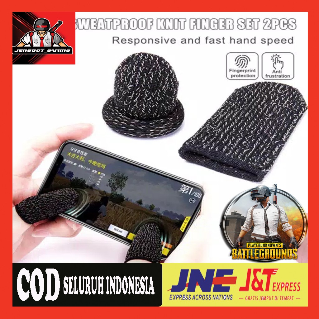 sarung tangan jempol untuk game pubg ff mlbb/fingercuts