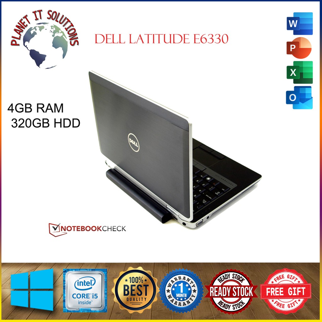 DELL LATITIDE E6330 INTEL CORE i5 GEN 3RD 4GB RAM - 320GB HDD