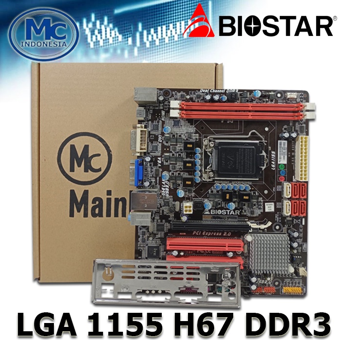 Motherboard Mainboard H67 Intel Socket 1155 BIOSTAR