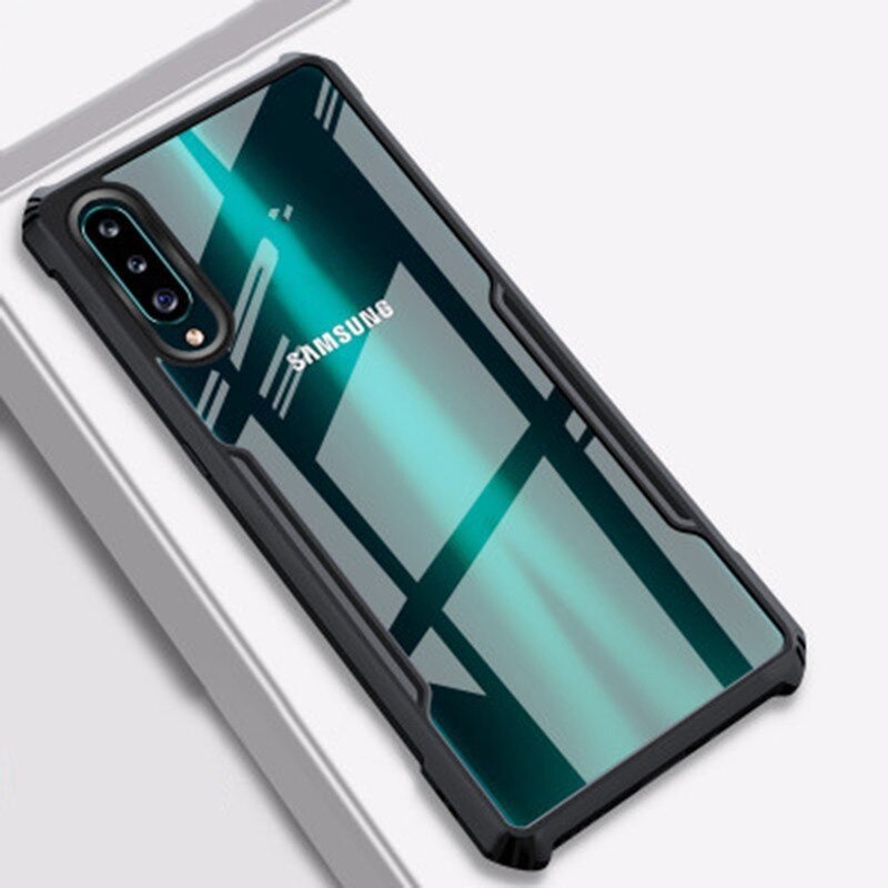 Case Samsung Galaxy A30s A50 A50s Shockproof Acrylic Transparent Bumper Soft Casing Samsung Galaxy a