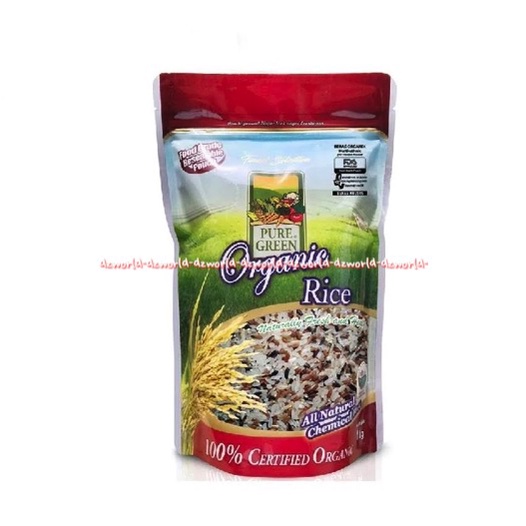 Pure Green Organik Rice 1kg Beras Kombinasi Beras Organik Mixed Rice 1 kg Puregreen Purgreen