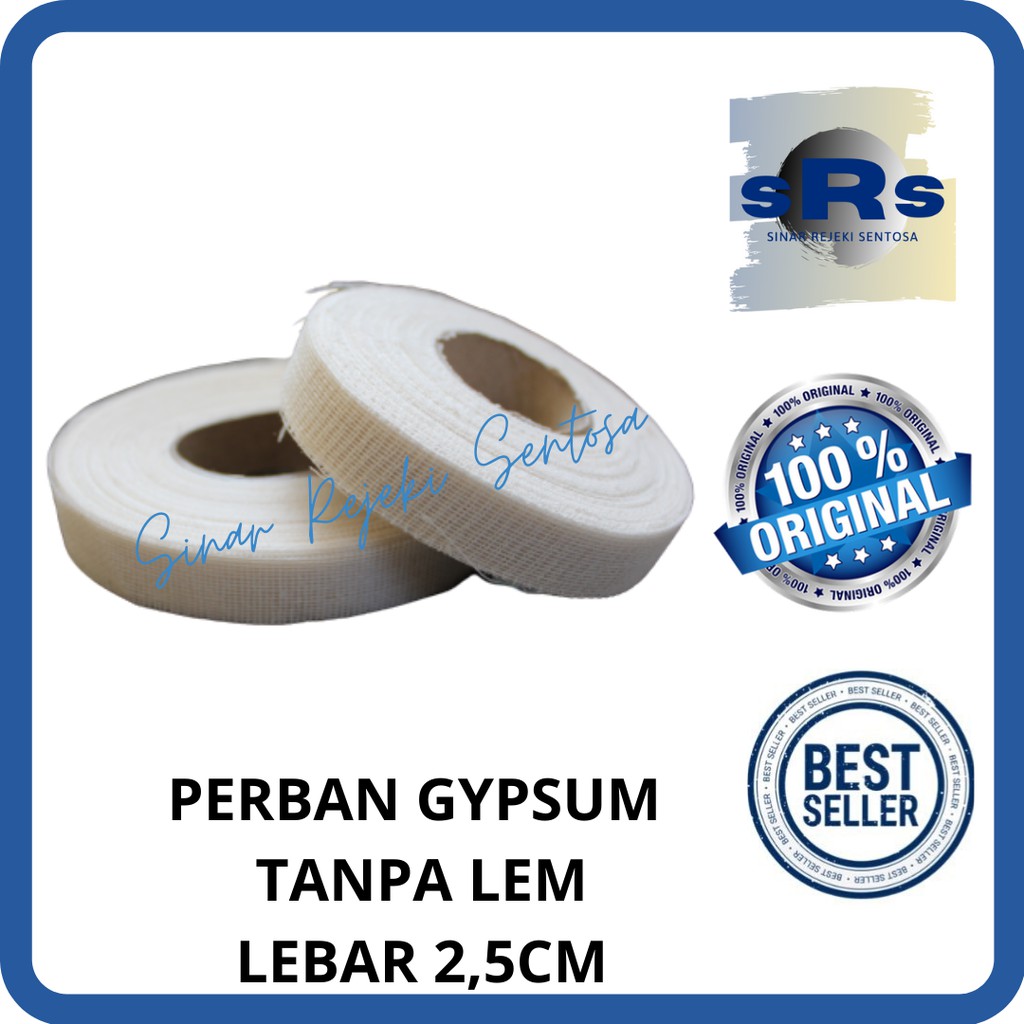 

PERBAN GYPSUM / KASA TANPA LEM MURAH LEBAR 2,5CM